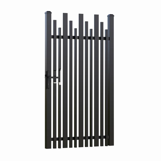 Aluminium Single Pedestrian Gate | Garden Fence Entry Gate | Small Side Gate