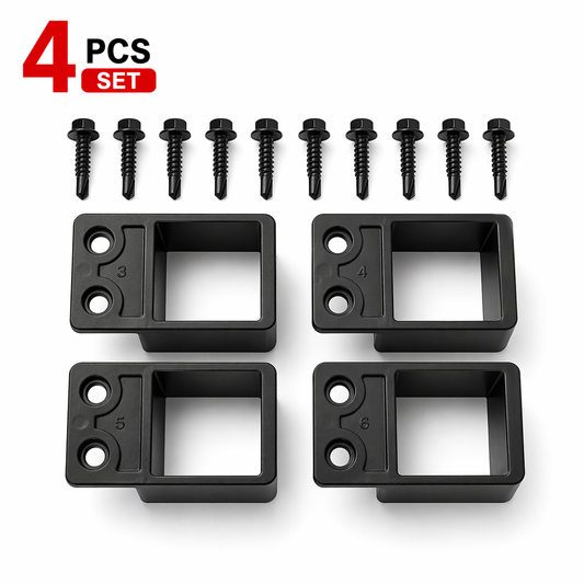 Fence Brackets (40 x 40mm) - Natural - Pack of Four
