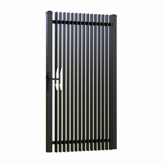 Aluminium Pedestrian Gate | Garden Entry Gate | Small Front Gate – Grey