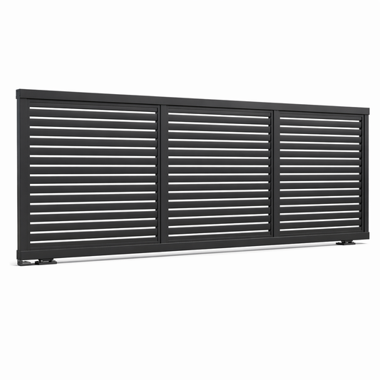 Aluminium Garden Gate Panel – Outdoor Yard Gate, Driveway Gate