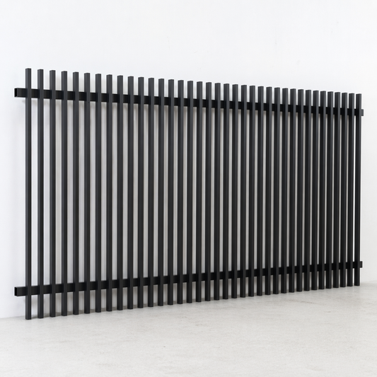 Grey Aluminium Fence Panel 1800mm – Modern Slat Privacy Fencing
