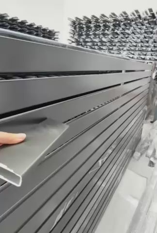 Vertical Wave Aluminium Fence Panel – Modern Architectural Design